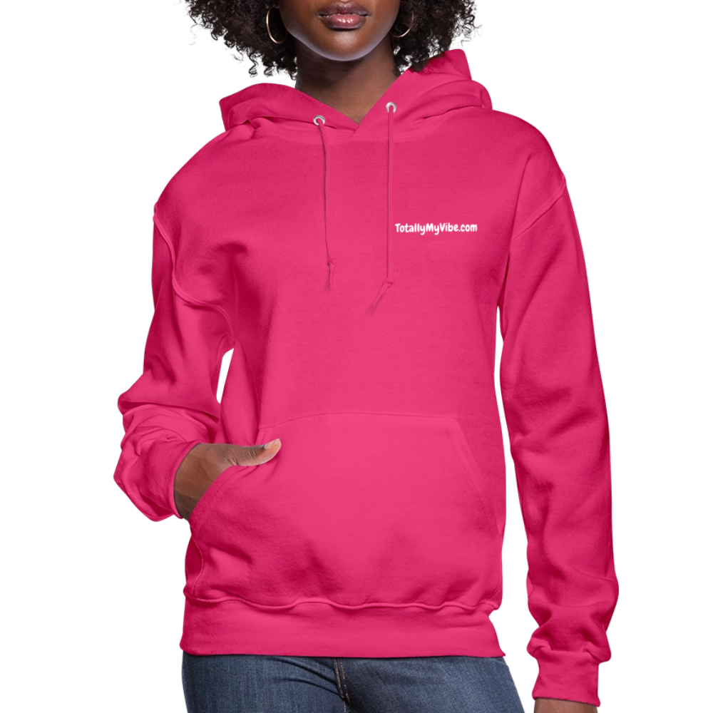 Miss Berry's Street-Style-Pop-Art Fuchsia Hoodie - fuchsia