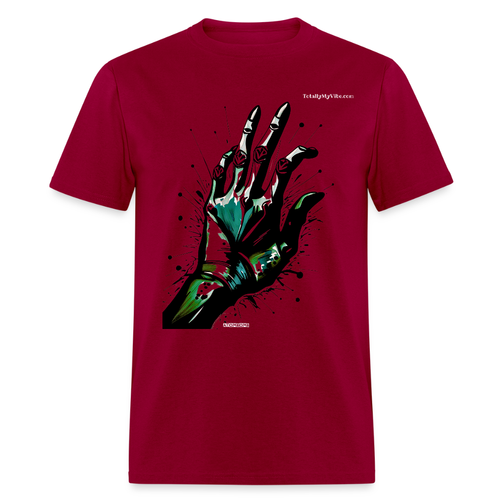 ATOMBOMB'S Sacred Hand Design - dark red